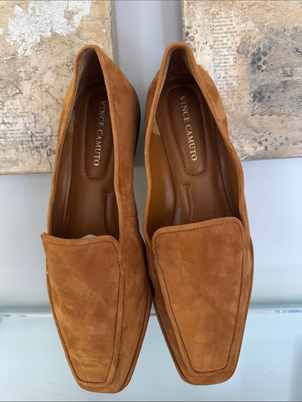 NWOT Vince Camuto Suede Loafers Size 39.5